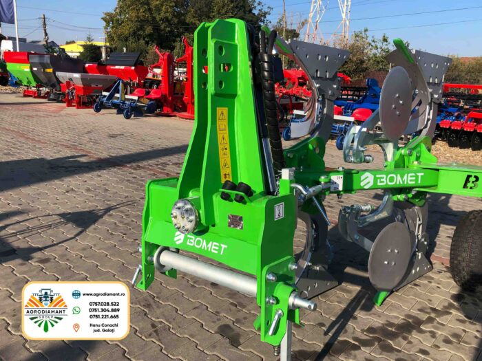 Plug agricol reversibil cu cormană lamelară BOMET LOE 250-300-350 - tractoare între 40 - 85CP - imagine 2