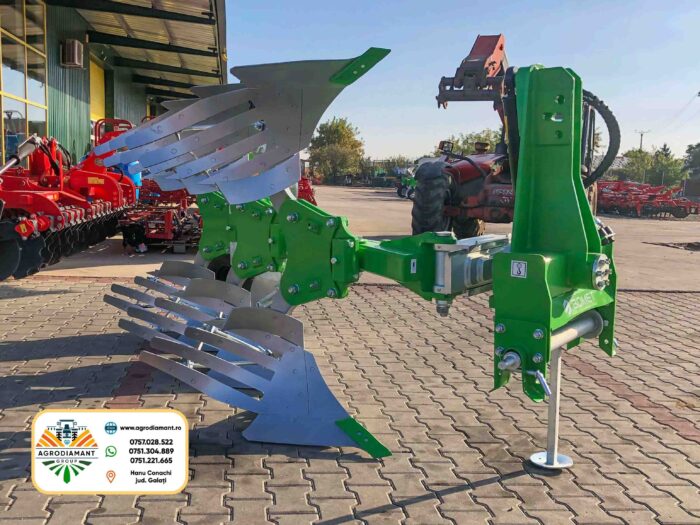 Plug agricol reversibil cu cormană lamelară BOMET LOE 250-300-350 - tractoare între 40 - 85CP - imagine 3