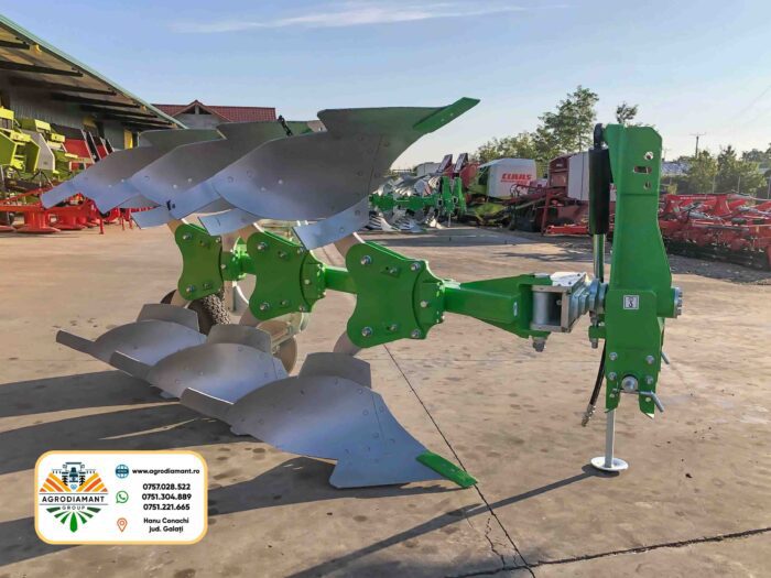 Plug agricol reversibil cu cormană plină BOMET LOE 250-300-350 - tractoare între 40 - 85CP - imagine 2