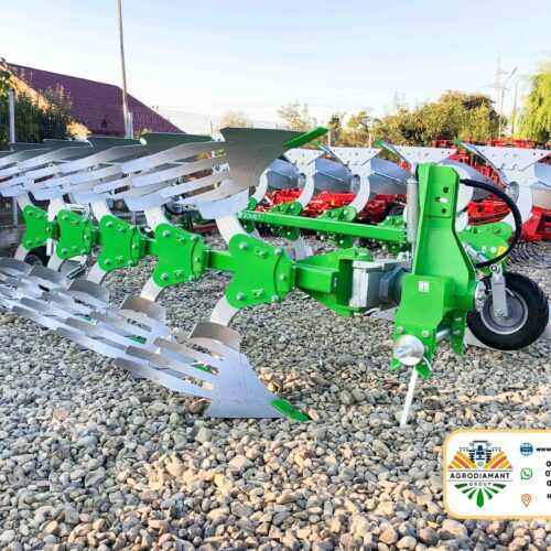 Plug agricol reversibil cu cormană lamelară BOMET LOE 300-380-450