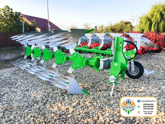 Plug agricol reversibil cu cormană lamelară BOMET LOE 300-380-450