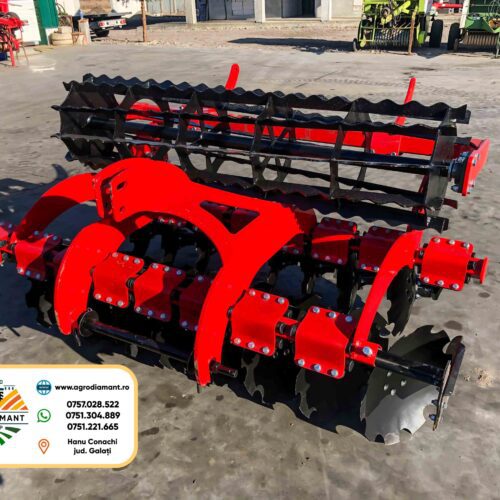 Terra Disc cu talere independente și tăvălug - STRUMYK TIGER JUNIOR - lățimi de lucru între 1.4 - 3.0m - tractoare 12-90CP