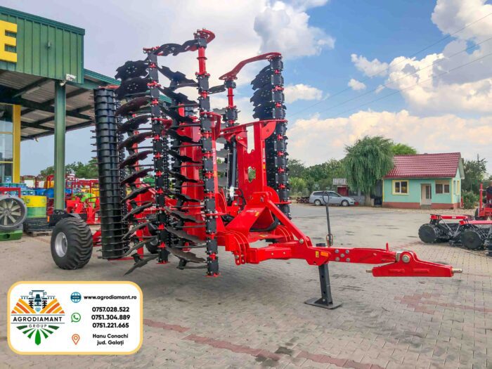!!! ÎN STOCK !!! - AKPIL GEPARD XL TRACTAT - Disc agricol profesional - lățimi între 4.5-6.0m - tractoare 160-200CP - imagine 2