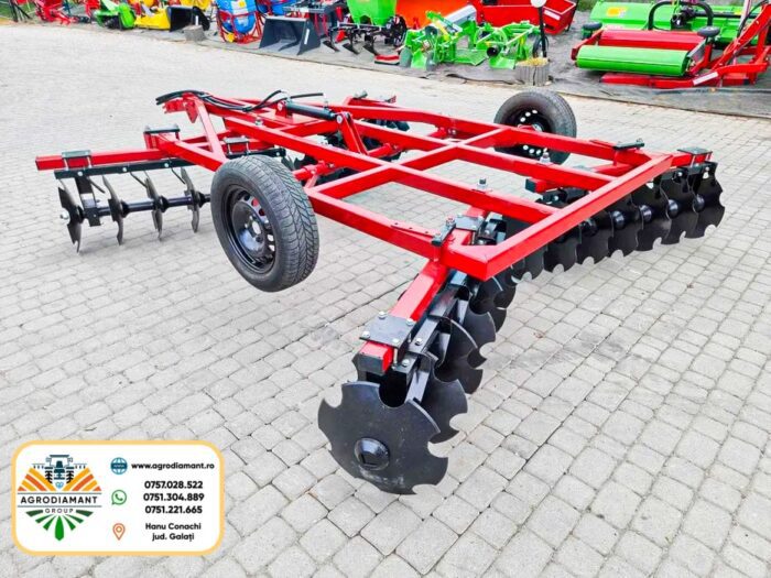 Disc agricol pe baterii în ”X” tractate STRUMYK BRONA ALFA X4 - tractoare între 75 - 90CP - imagine 4