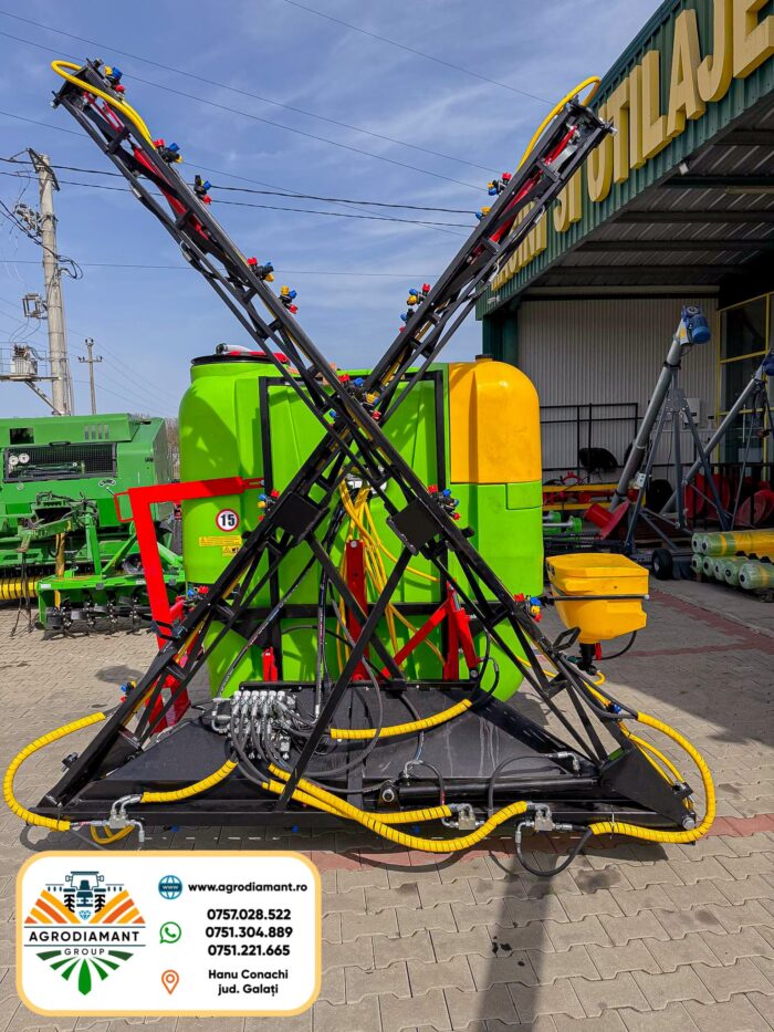 !!!OFERTA!!! Erbicidator purtat full hidraulic 1200 litri DEMAROL SHOGUN - imagine 3