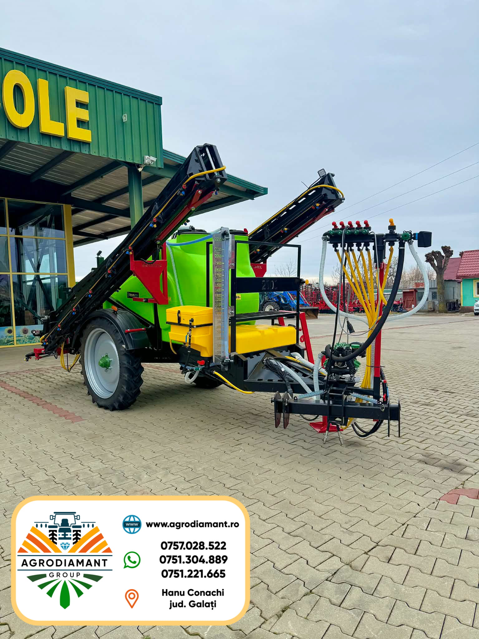 !!!OFERTA!!! Erbicidator tractat full hidraulic 2000 litri DEMAROL SHOGUN