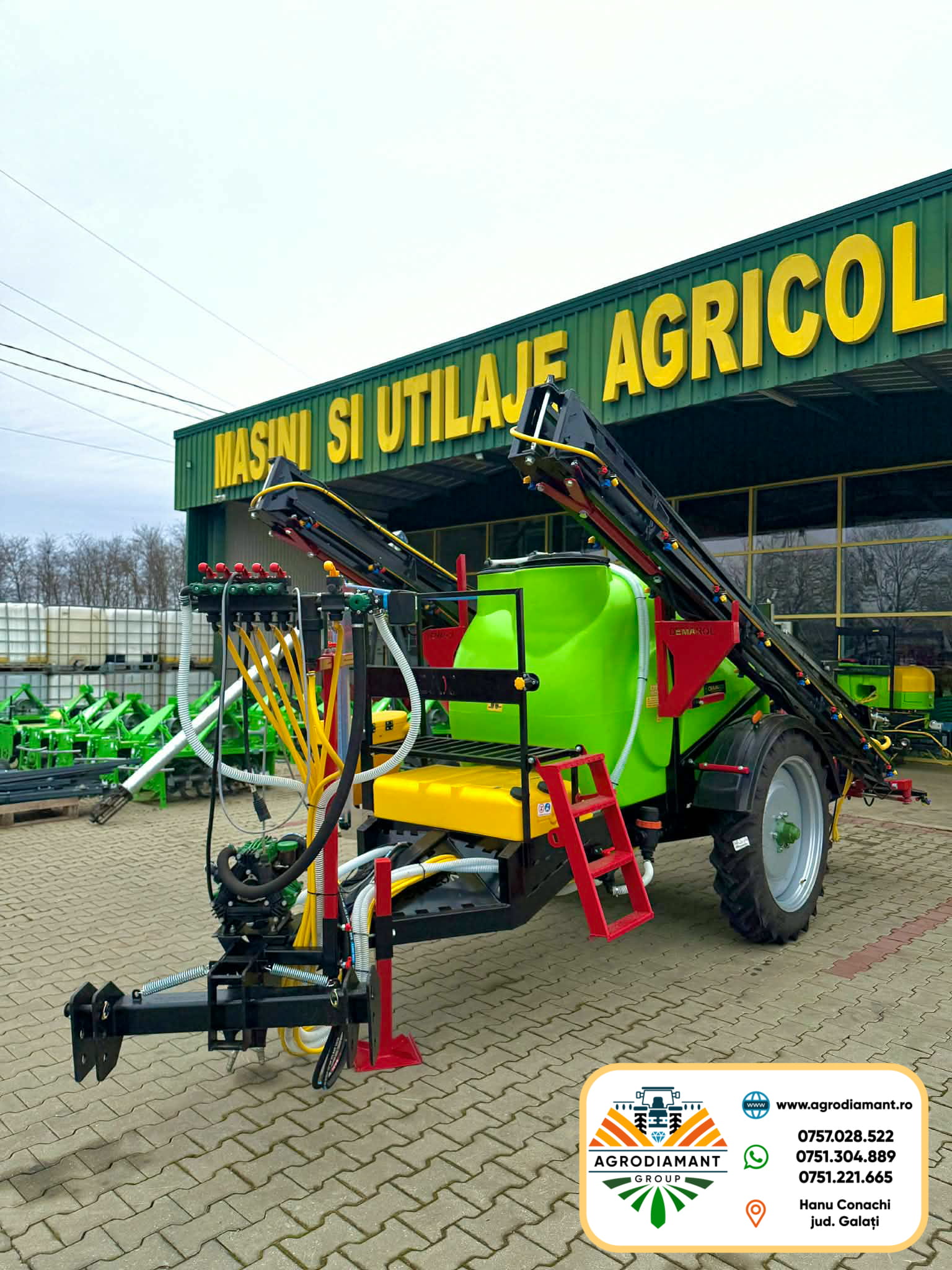 !!!OFERTA!!! Erbicidator tractat full hidraulic 2000 litri DEMAROL SHOGUN - imagine 4