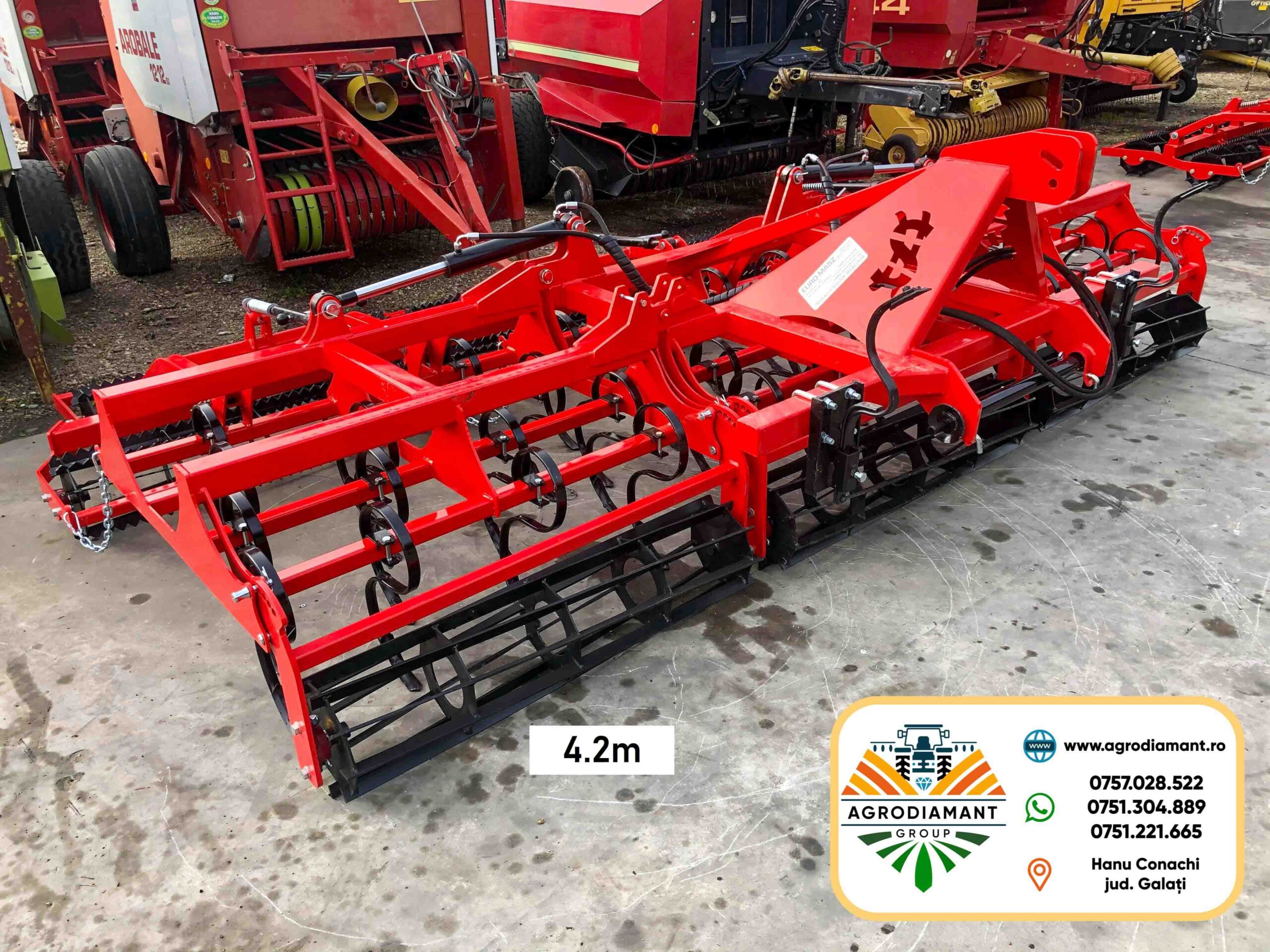 Combinator pliabil hidraulic EURO-MASZ - lățimi de lucru între 3.2 - 3.6 - 4.2 - 5.0 - 5.6m - imagine 2