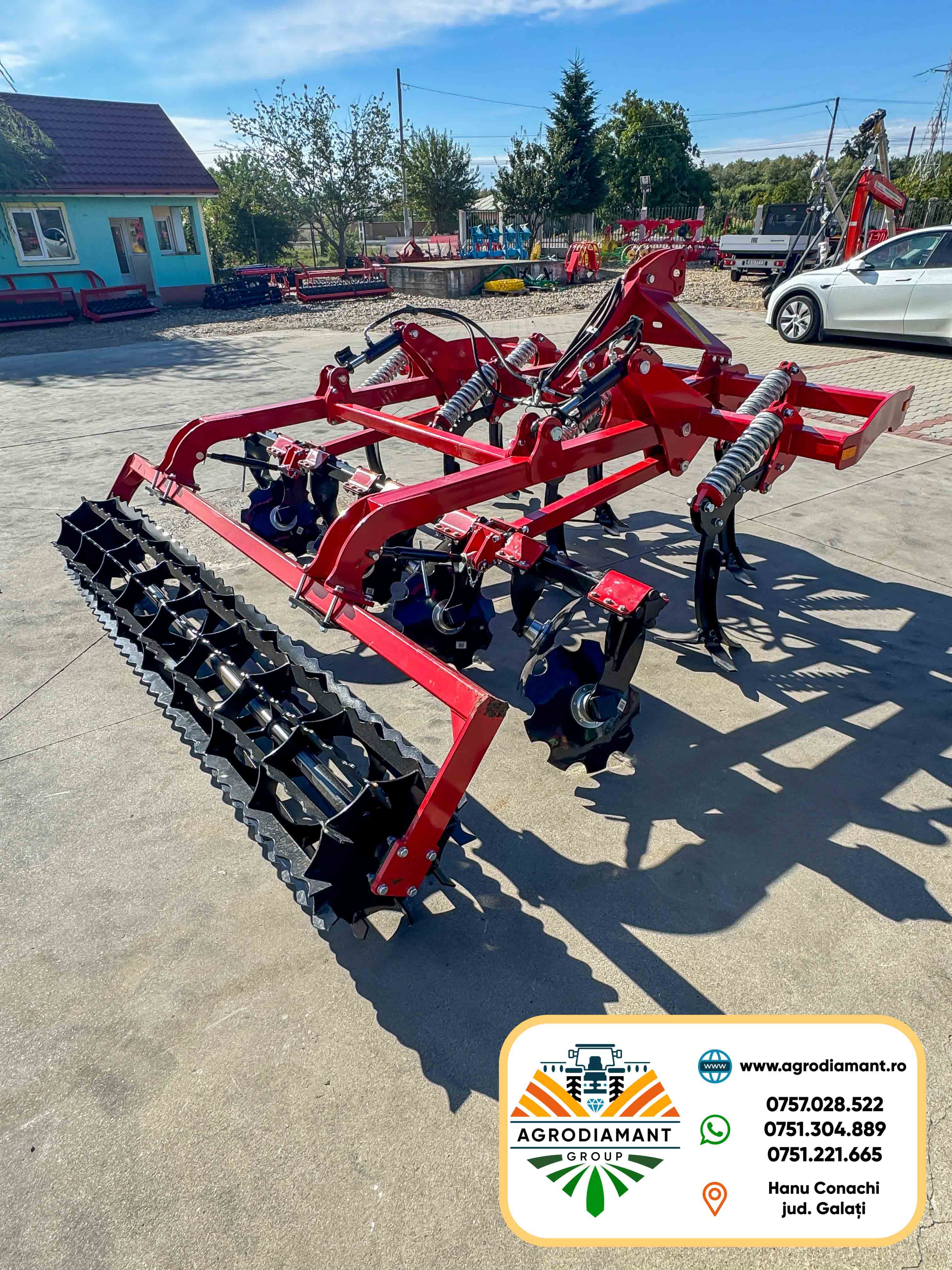 Scarificator GRUBER - Cultivator de adâncime - STRUMYK AGILE - adâncime de lucru intre 15-40cm - lățimi de lucru între 2.0 - 3.0m - tractoare 70-130CP - imagine 3