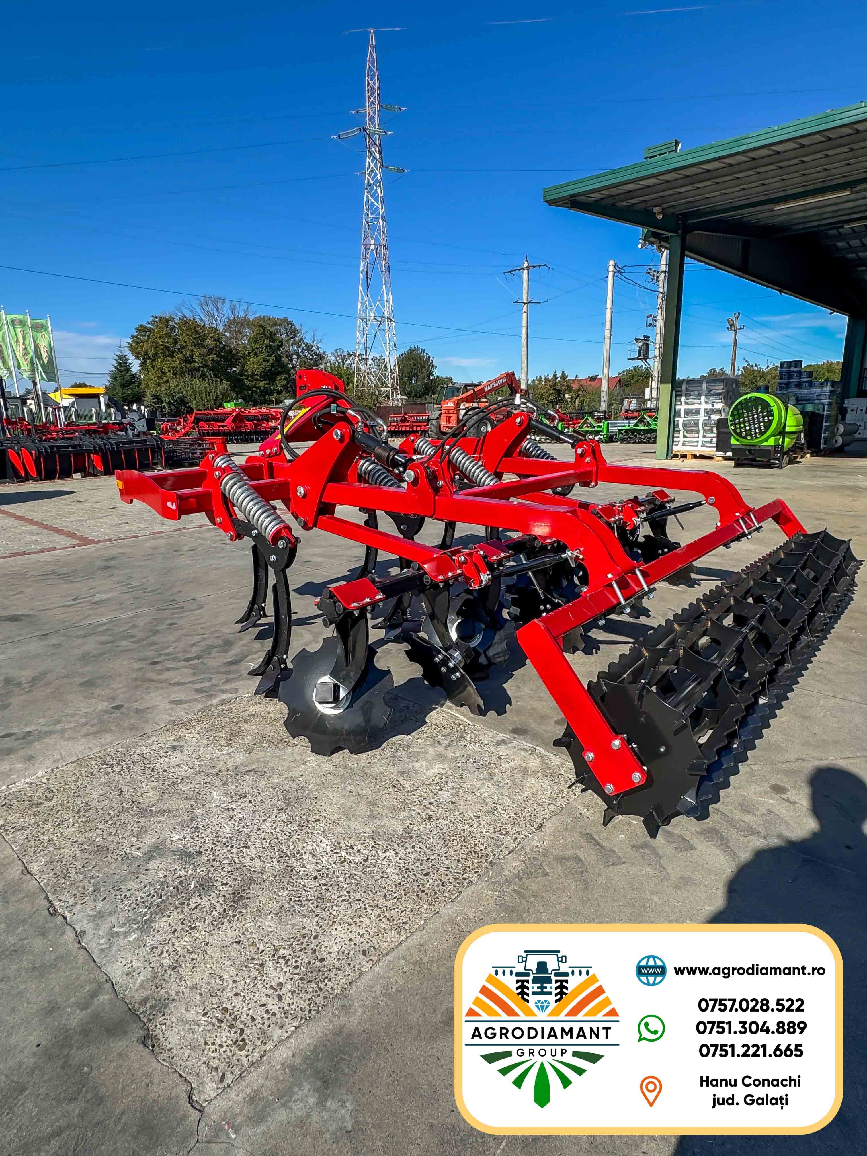 Scarificator GRUBER - Cultivator de adâncime - STRUMYK AGILE - adâncime de lucru intre 15-40cm - lățimi de lucru între 2.0 - 3.0m - tractoare 70-130CP - imagine 4